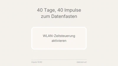 WLAN-Zeitsteuerung: nachts aus, morgens an – automatisch
