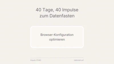 Browser entrümpeln: weniger Tracking, weniger Ballast, mehr Kontrolle