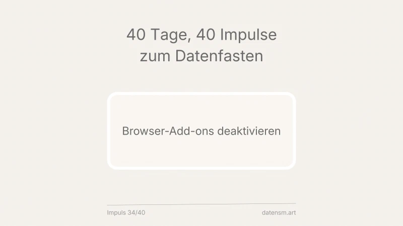 Browser-Add-ons ausmisten: was permanent mitläuft, kostet