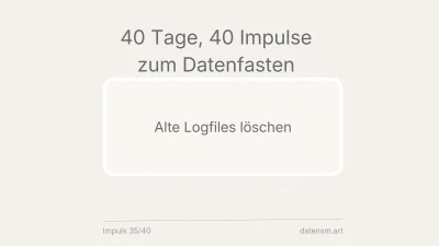 Alte Logfiles löschen: unsichtbarer Datenmüll mit Wachstumsproblem