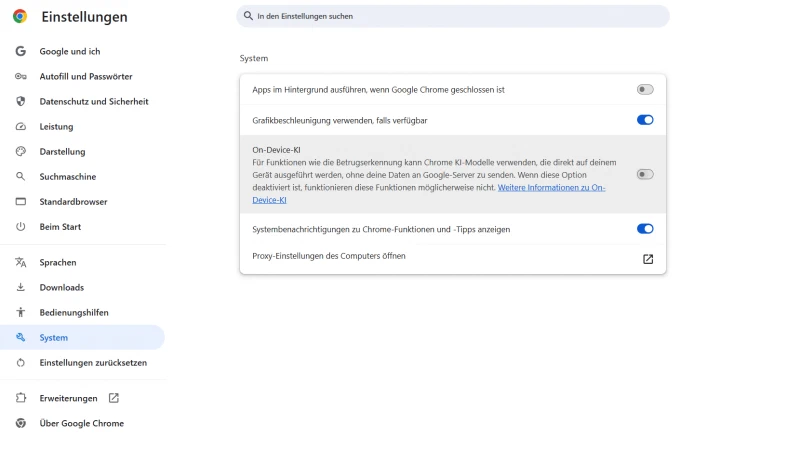 Google lädt ohne Zustimmung ein 4-GB-KI-Modell auf Rechner von Chrome-Nutzern