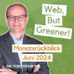 Cover Folge 35: Web, But Greener! Mein nachhaltiger Monatsrückblick für Juni 2024